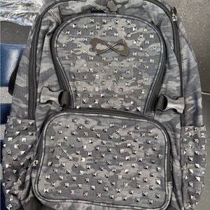 NFINITY Gray Studded Men's Backpack
